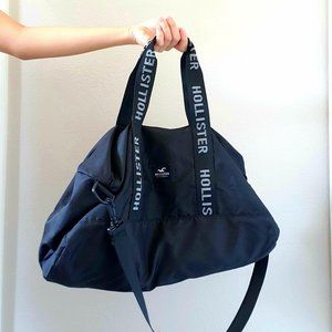 Black duffel bag